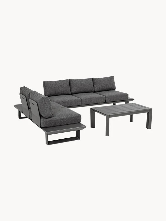 Garten-Lounge-Set 3-teilig
