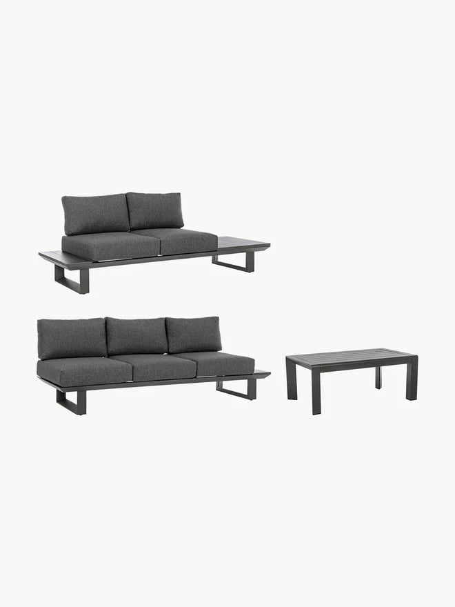 Garten-Lounge-Set 3-teilig